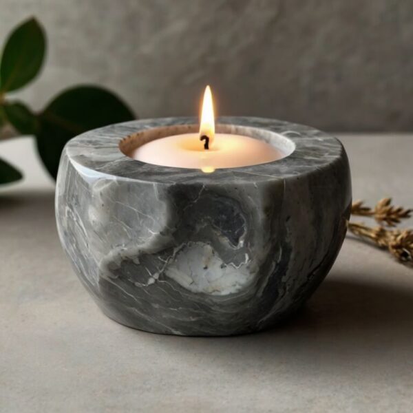 Mont Blanc Quartzite Candle Holders