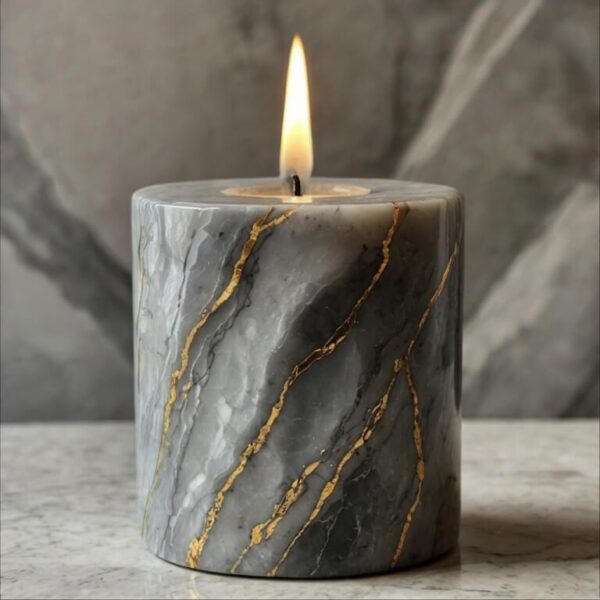 Mont Blanc Quartzite Candle Holders - Image 4