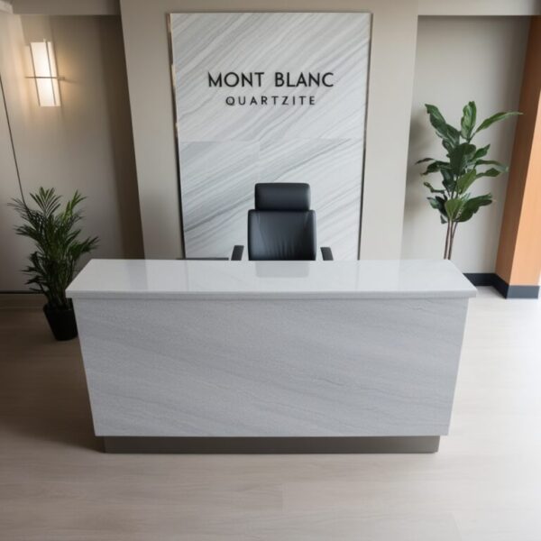 Mont Blanc Quartzite Reception Desk - Image 4
