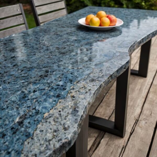 Montauk Blue Granite Outdoor Table - Image 4
