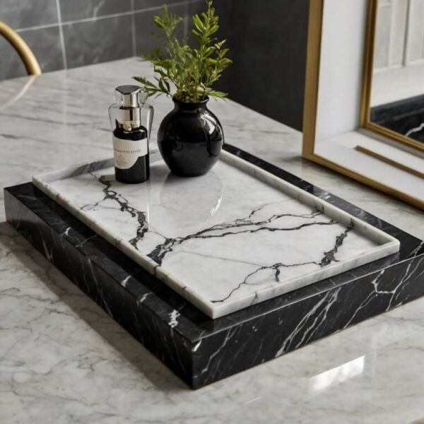 Nero Marquina Marble Tray - Image 3