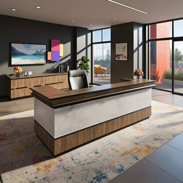 Office Modern Reception Desk Design - Image 2