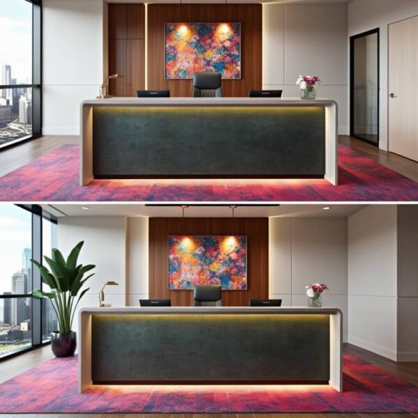 Office Modern Reception Desk Design - Image 3