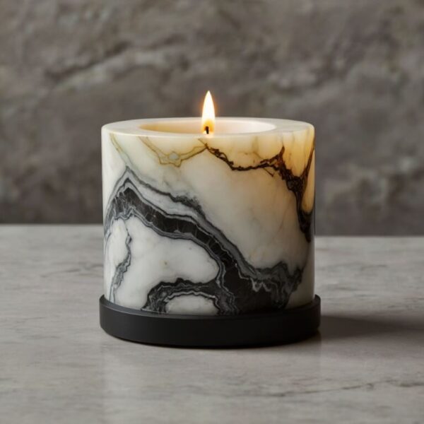 Onyx Marble Candle Holders - Image 3