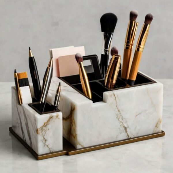 Onyx Marble Desk Organizer - Image 3
