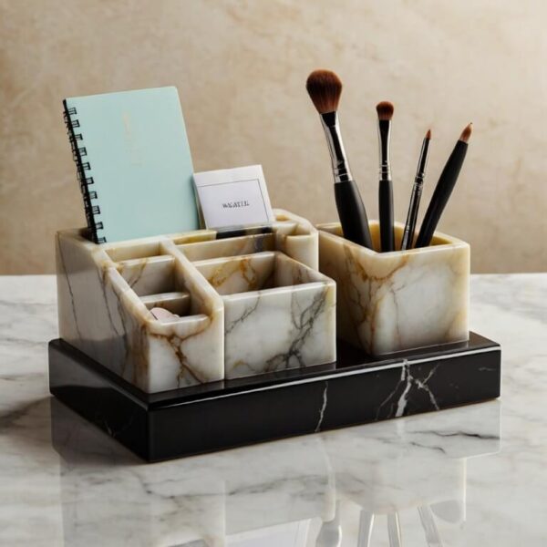 Onyx Marble Desk Organizer - Image 4