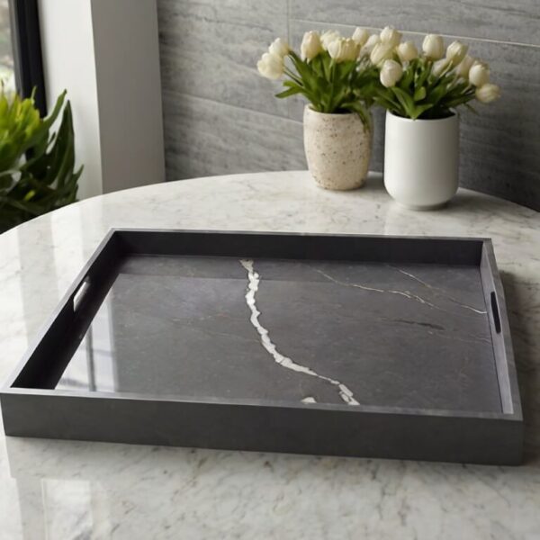 Petra Grey Tray - Image 2