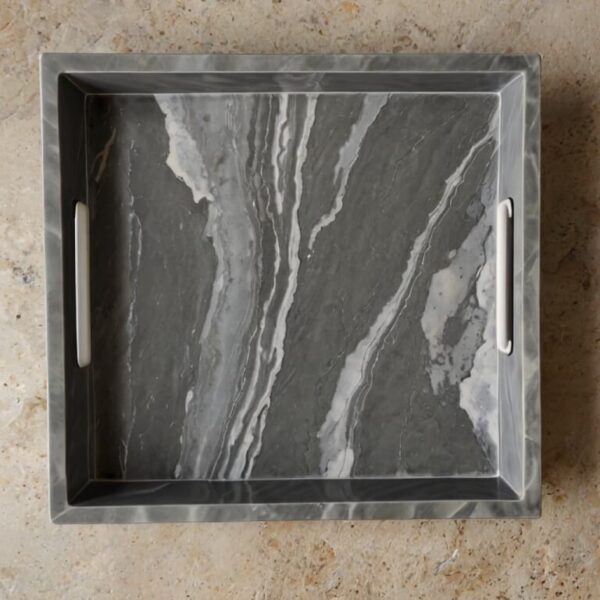 Petra Grey Tray - Image 3