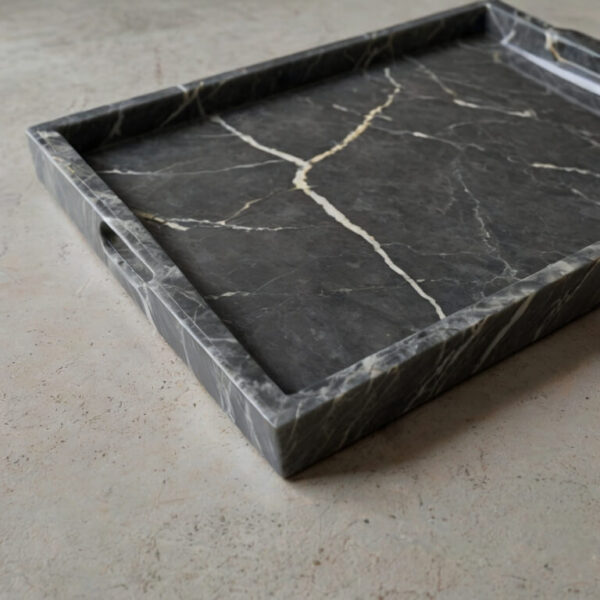 Pietra Grey Marble Tray - Image 3