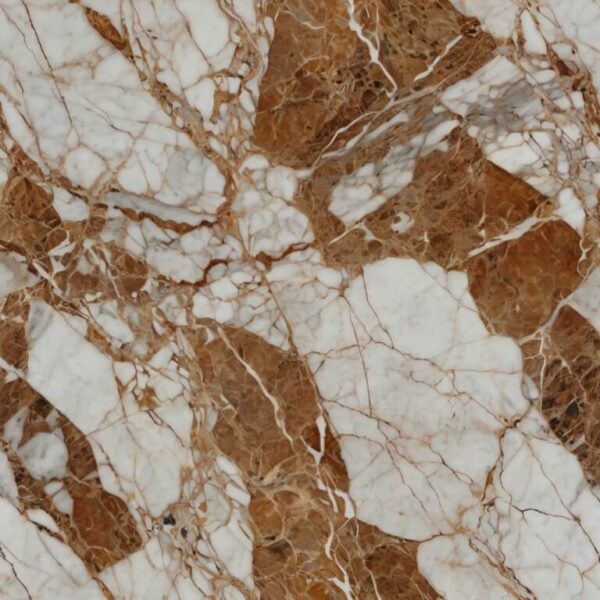 Polished Emperador Marble Outdoor Table - Image 3
