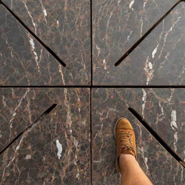 Porphyry Stone Outdoor Table - Image 3