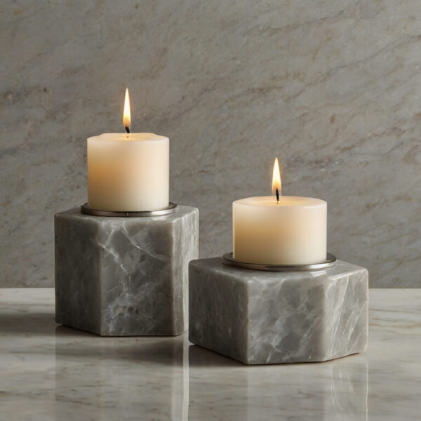 Quartzforms Luna Quartz Candle Holders - Image 4
