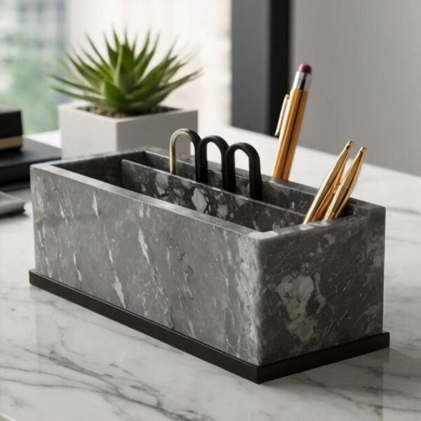 Quartzforms Luna Quartz Desk Organizer - Image 3