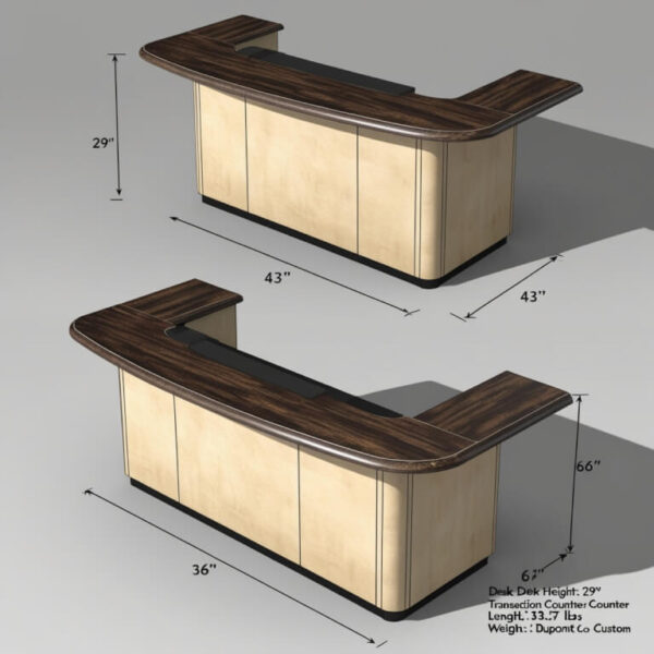 Reception Desk Cad - Image 3