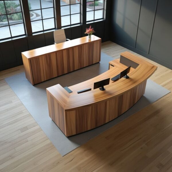 Reception Desk Cad Block - Image 2