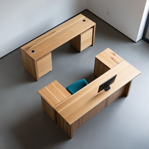 Reception Desk L Shape - Image 3
