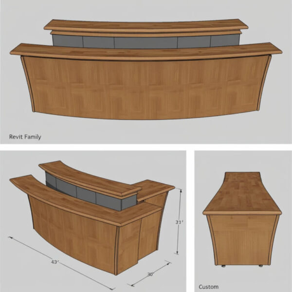Reception Desk Revit Family