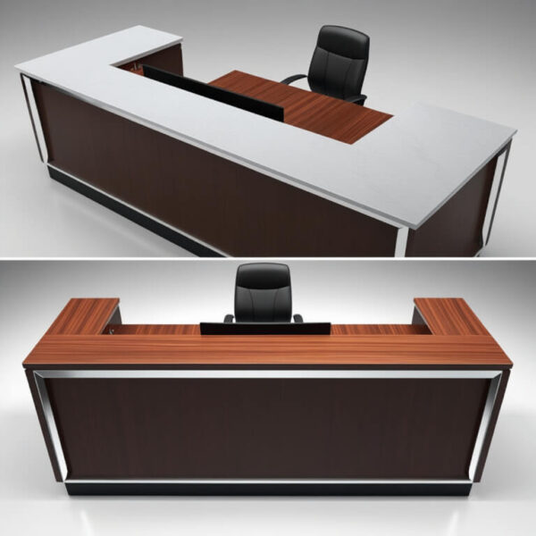 Reception Desk Top View