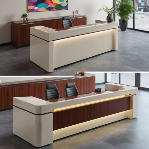 Reception Desk Top View - Image 2
