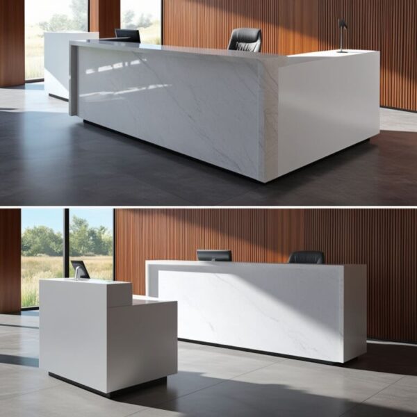 Reception Desk White - Image 2
