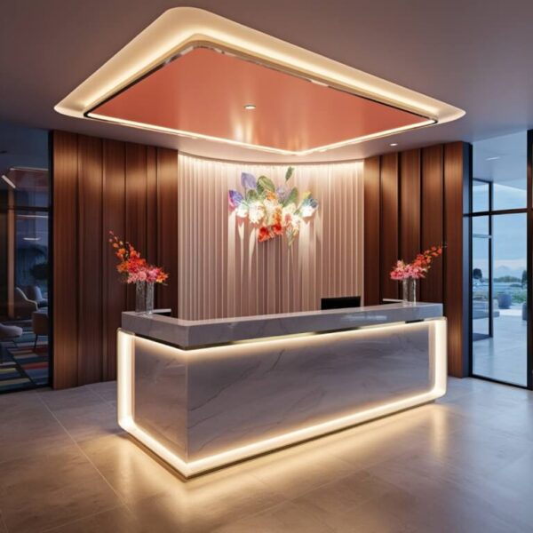 Reception Desk With Led Light