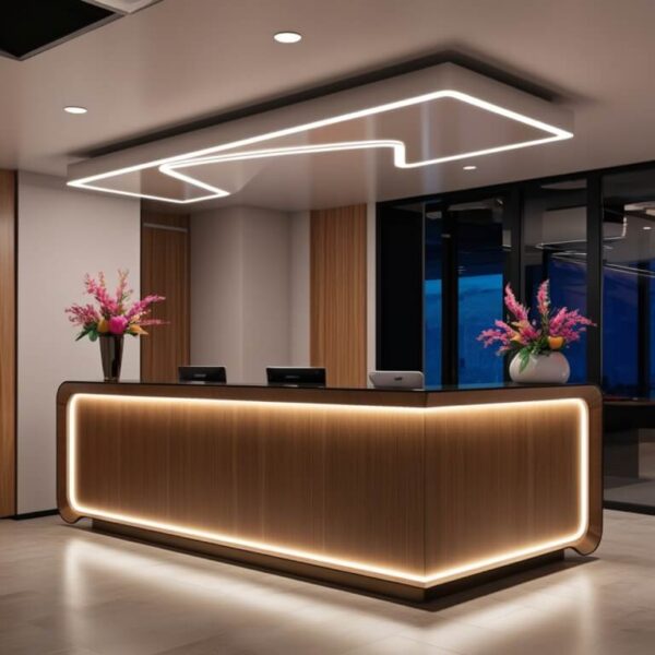 Reception Desk With Led Light - Image 2