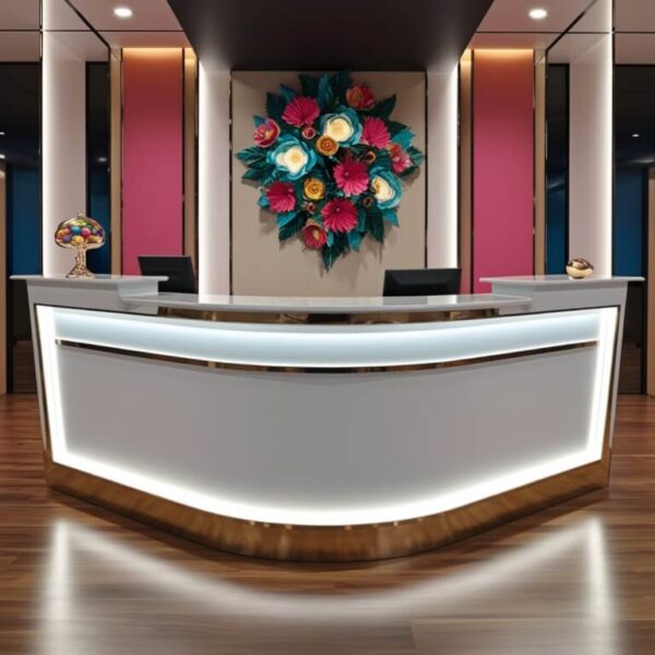 Reception Desk With Led Light - Image 4