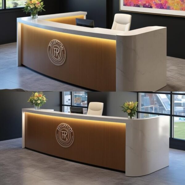 Reception Desk With Logo - Image 2