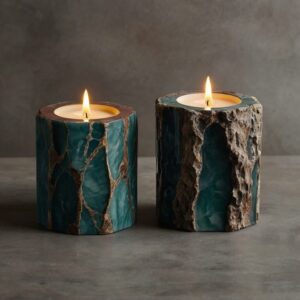 Rustic Candle Holders