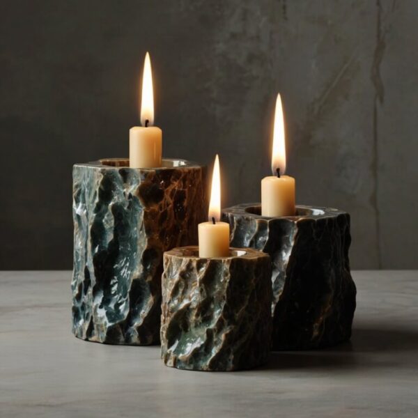 Rustic Candle Holders - Image 2