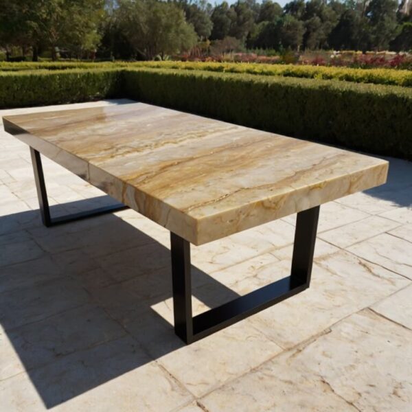 Sand Onyx Outdoor Table - Image 4