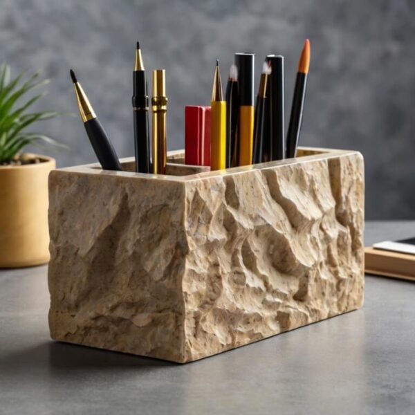 Sandstone Desk Organizer - Image 3
