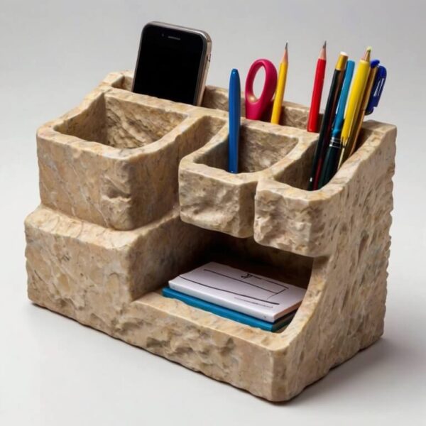 Sandstone Desk Organizer - Image 4