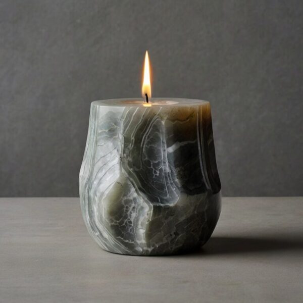 Sea Pearl Quartzite Candle Holders - Image 3