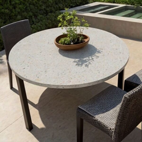 Silestone Blanco City Quartz Outdoor Table - Image 2