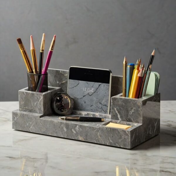 Silestone Pulsar Quartz Desk Organizer - Image 3