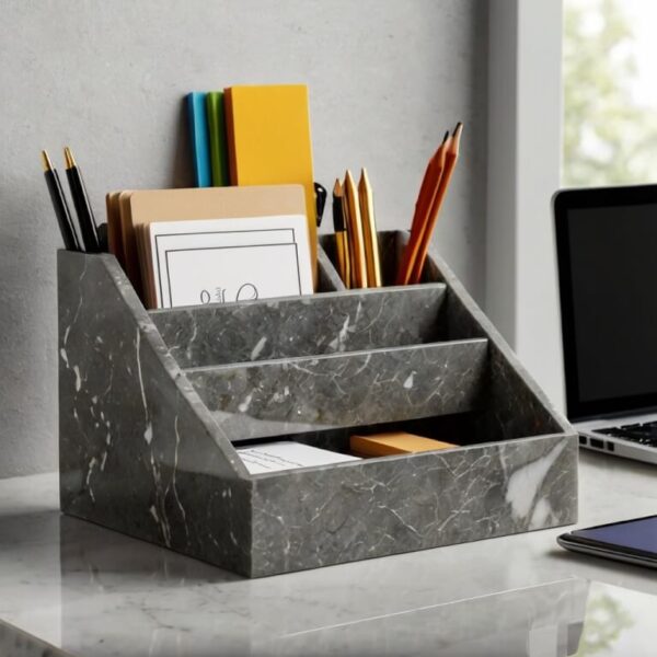Silestone Pulsar Quartz Desk Organizer - Image 4