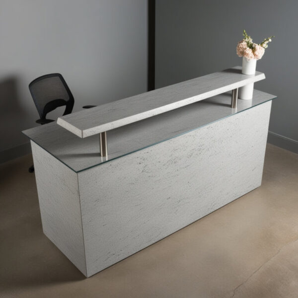 Silestone Pulsar Quartz Reception Desk