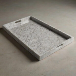 Silestone Stellar Snow Quartz Tray