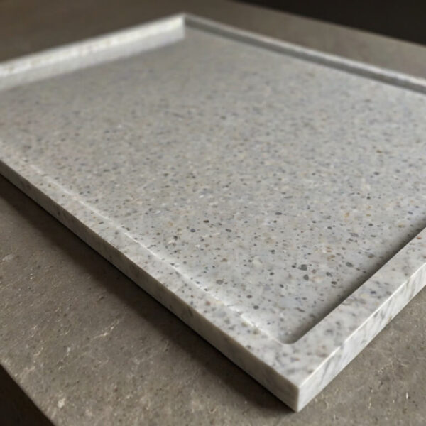 Silestone Stellar Snow Quartz Tray - Image 3