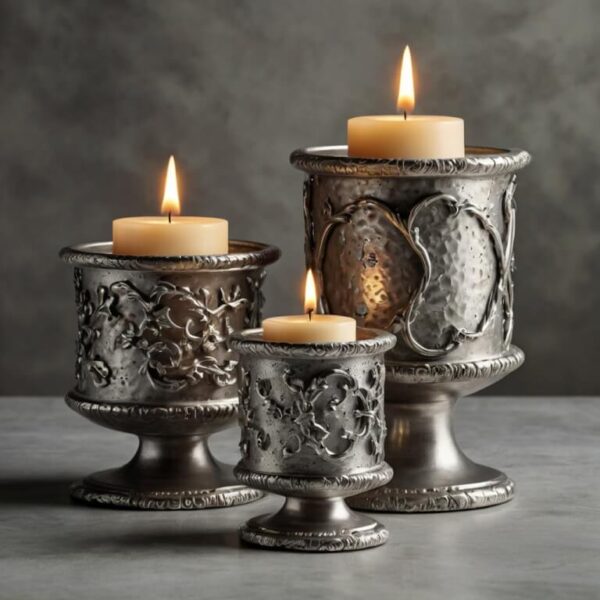 Silver Candle Holders