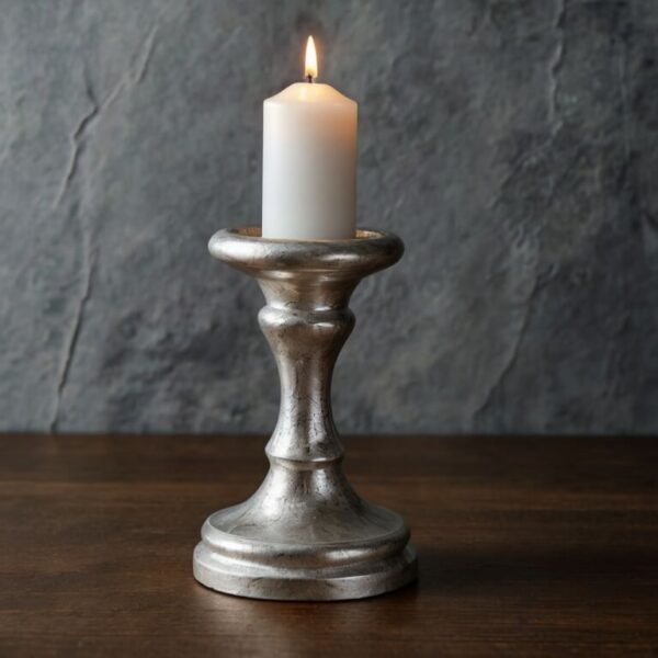 Silver Candle Holders - Image 4