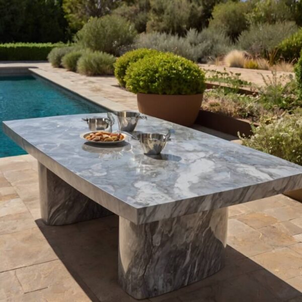 Silver Onyx Outdoor Table - Image 3