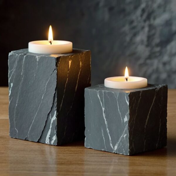 Slate Candle Holders - Image 3