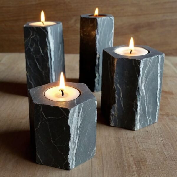 Slate Candle Holders - Image 4