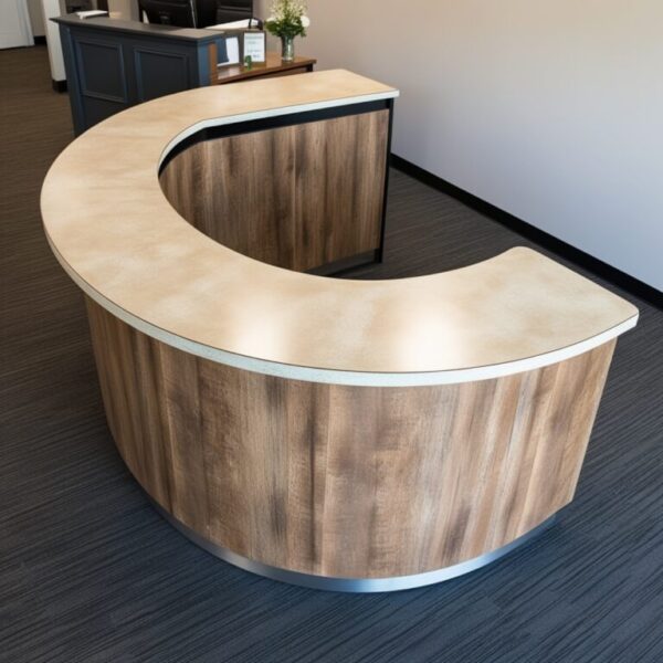 Small Curved Reception Desk - Image 2