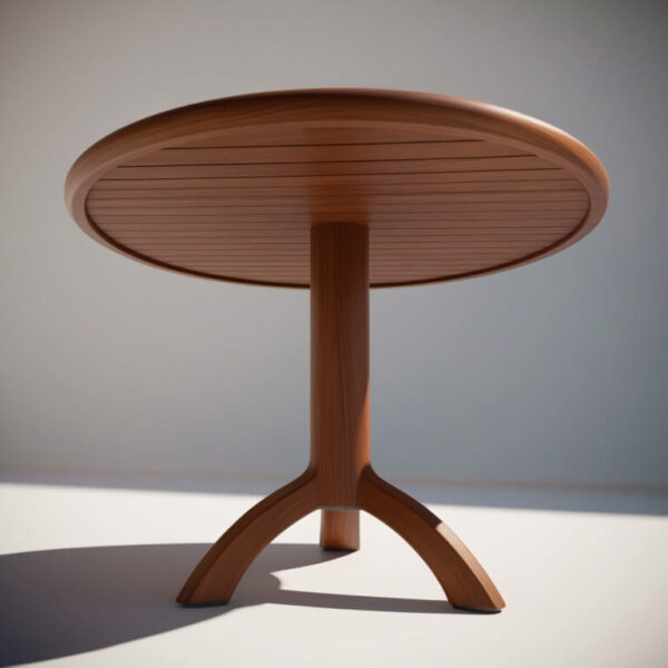 Small Wooden Outdoor Table - Image 4