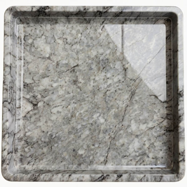Snowfall Quartzite Tray