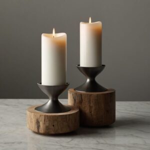 Stainless Steel Candle Holders