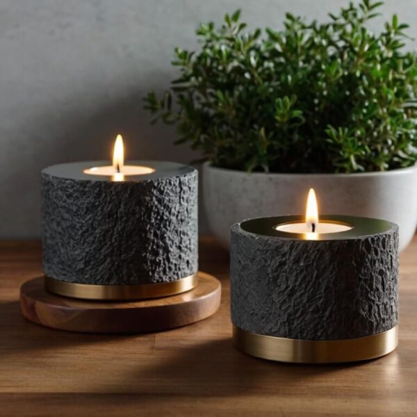 Stainless Steel Candle Holders - Image 3